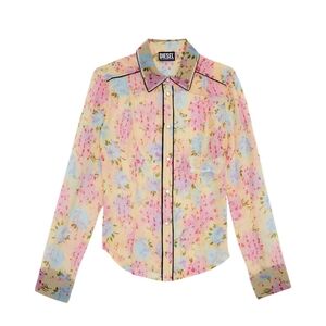 Diesel Floral Button-Up Shirt